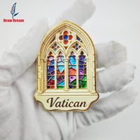 1Pc Vatican Refrigerator Magnet, World Travel Souvenir Collection, Suitable for Home and Office Decoration, Personalized Exclusive Travel Souvenir Magnetic Refrigerator Magnet, Home Decoration,