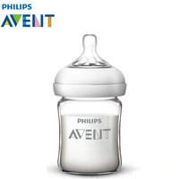 Avent Newborn Baby Bottle SCF678 125ml/160ml Baby Glass Bottles Newborn Feeding Supplies BPA Free Wide Caliber