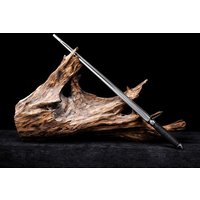 60cm Outdoor Portable EDC Handmade Manganese Steel Martial Arts Short Stick Camping Car Emergency Window Breaking Tool