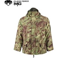 MGFLASHFORCE Men's Tactical Jacket Spring Water Resistant Autumn Camouflage Windbreaker Uniform Plus Size Hunting Outerwear