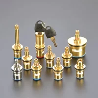 1-10pcs Brass Faucet Valve Core Hot Cold Water Fast Opening Triangle Valve Switch Ceramic Valve Core Copper Head Repair Parts