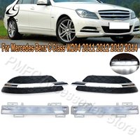 Przedni zderzak LED DRL Światło do jazdy dziennej Światło przeciwmgielne Osłona światła przeciwmgielnego do Mercedes Benz C-Class W204 2011-2013 A 2048803324