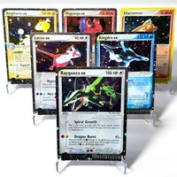 PKM Dragon(DR) PTCG Foil Proxy Game Cards DIY Absol Ampharos ex Charmeleon Kingdra ex Latias ex#93Magcargo ex Rayquaza ex Minun