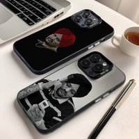 Sidhu Moose Wala Phone Case For iPhone 16,15,14,13,12,11,8,7,Pro,Max,Plus,Mini,XS,SE Anti Fall Black Matte Hard