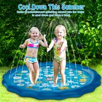 Water Fun toys outdoor water splash pad PVC inflatable swimming pool pad outdoor lawn play pad water amusement splash pad