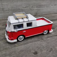 1048 Pcs VWes T1 Doka 10220 Alternate Pickup Truck Custom MOC Creation Building BlocksToys Gift
