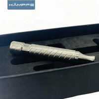 KAMPFE Polished Stainless Steel Safety Razor Handle Length 85mm heavy duty for wet shave
