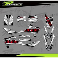 Motocross GRAPHICS WITH MATCHING BACKGROUNDS Sticker Kits For FANTIC ENDURO 50 125 250 2017-2020 Custom