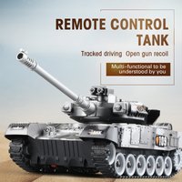 Char RC militaire guerre bataille états-unis M1 léopard 2 télécommande jouet électronique voiture modèle tactique cadeaux pour garçons enfants