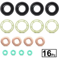 Fuel Injector Seal Washer O Ring Set for Citroen Berlingo C3 C4 Picasso Peugeot 207 307 407 FOR FORD C-MAX Fiesta Focus Fusion