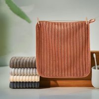5PCS Soft Hand Towel Set Super Absorbent Quick Drying Wiping Towel Washcloths Daily Necessities 11.8*11.8 inch