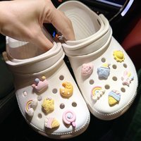 Whole Set Hot Sale DIY Hole Shoes Charms for Sleeping Stars Handmade Charms Designer Quality Garden Shoe Decoration Girl Gift