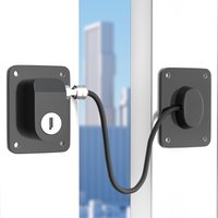 Window lock limiter punch-free casement window aluminum alloy sliding door screen window safety lock retainer child safety
