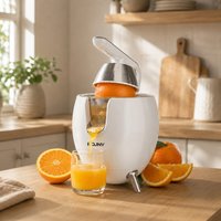 ROUNY Electric Citrus Juicer, 850W Orange and Lemon Press with Stainless Steel Spout and BPA-Free Dishwasher-Safe Parts