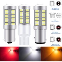 2 stücke py21w p21 5w 1156 ba15s 1157 bay15d 33 smd führte Auto Blitz brems lampen Lichter Rückfahr lampen