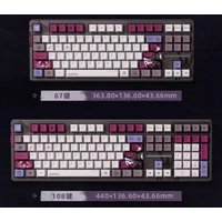Anime Honkai: Star Rail Official Kafka Mechanical Keyboard Custom Tri-Mode Wired Wireless Bluetooth 5.0 Rgb Backlight Keyboard