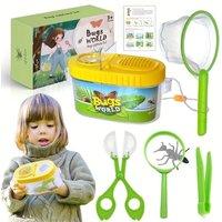 Explorer-Set für Kinder, Outdoor-Abenteuer-Camping-Set und Insektenfänger-Set, pädagogisches Spielzeug zur Naturerkundung, Geschenk für Jungen und Mädchen