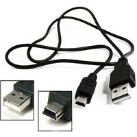 Best Charger GPS Charging Black Mini MP3 MP4 Cable 2.0 A To 5 Pin B USB Cord Adapter