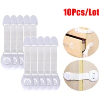 Child Safety Cabinet Lock Baby Security Protection Drawer Door Cabinet Lock Plastic Protection Kids Safety Door Lock