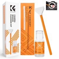 K&F CONCEPT 24mm Full Frame/16mm APS-C Sensor Cleaning Swab *6 &20ml Liquid Sensor Cleaner Sets For Sony DSLR SLR Digital Camera
