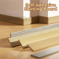 2M/Roll Thickened Anti-collision Decoration Strips 3D Self Adhesive Skirting Line Wall Sticker Living Room Bedroom Corner Line