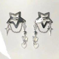 2pcs handmade star hairpin fairy tale core y2k butterfly hairpin