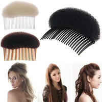 New Women Bun Maker Braid Hair Padding DIY Hair Bump Up Sponge Princess Head Foam Pad Insert Wedding for Hair Styling Tool