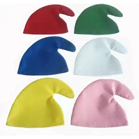 1Pcs Christmas Hat Elves Hat Show Props for Adults Children Colorful Hats Halloween Christmas Party Decoration
