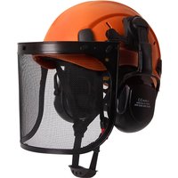 Industrial Forestry Safety Helmet Visor Earmuffs Chainsaw Arborist Logging Hard Hat Goggles CE ABS Construction Working Hard Cap