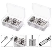 5/20/30Pcs Adaptors Air Pump Inflatable Ball Needle Multi-Function Nozzle Sport Ball Inflating Pump Needle with Hole Adaptor
