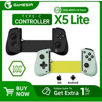 GameSir X5 Lite Mobile Gaming Controller for Android & iPhone Hall Effect Joystick, Lightweight Ergonomic Phone Controller