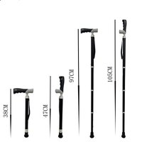 Non-Slip Titanium Alloy Telescopic Crutches Are Equipped With Portable To Carry The Walking Stick For Blind