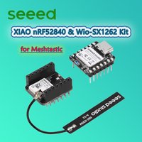 Seeed XIAO NRF52840 & Wio-SX1262 Kit for Meshtastic, LoRa 862-930MHz,868MHZ,915MHz, Integrated Antenna,Microcontroller Bluetooth