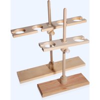 1PCS Wooden 2holes or 4holes Pore size 50mm Seperating Funnel Stand Support Rack Lab Supplies