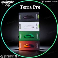 Teevolution Terra XD9PT 8K Wireless Gaming Mouse PAW3950 Nrf52840 49g Lightweight 8K LCD Screen Receiver 250mah terra Pro Mouse