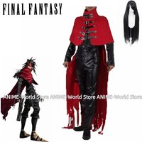Game Final Fantasy Vincent Valentine Cosplay Final Fantasy Costume with Cape Any Size Custom Made