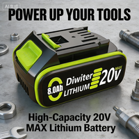 20v 6.0Ah/8.0Ah Li-ion Battery for Worx WA3553/WA3551 20V Cordless Power Tool Battery WA3572 WX390 WX176 WX178 WU268 with LED