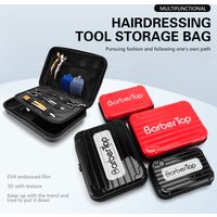 Portable Hair Scissors Case Bag Suitcase Waterproof Non-defrmation Barber Beauty Makeup Box Shockproof Trimmer Styling Tool Box