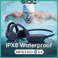 for shokz Bone Conduction Earphone IPX8 waterproof Sports Bone Conduction Headphones with Mic 32GB MP3 Player for sports headset