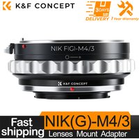 K&F CONCEPT NIK(G)-M4/3 Lens Adapter Ring For Nikon G Lens to Micro 4/3 Panasonic GX1 GH2 GH1 Olympus E-M5 E-PM1 Camera Body
