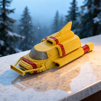 4646pcs MOC Thunderbird 4 Sculptures Model Building Blocks DIY Gift Creative Collectible Display Decor Premium Adult Kids Desk