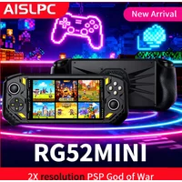AISLPC Retro Handheld Game Console RK3562 Chip 5.5'' Screen Supports WiFi Bluetooth HD-Out RG52 Mini Video Game Player For PSP
