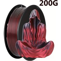 200g 3D Printer Filament PLA Silk black red 1.75mm 3D Printing Material Sublimation Extrudeuse Black red Two Color Silk pla 1KG