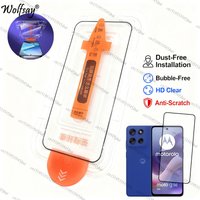 Full Cover Tempered Glass For Motorola Moto G56 Glass For Moto G56 G35 G66j G66y Dust Free Screen Protector For Moto G56 Glass