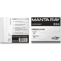DYSPHORIA "Jellyfish" "Manta Ray" Universal Round Dot Mouse Skates - PTFE Wear-Resistant Silent Lubricious Mouse Feet