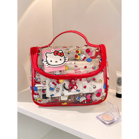 Sanrio Brand Visual Makeup Bag Kawaii Design Storage Pouch for Beauty Essentials