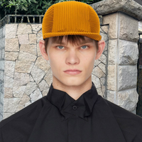 Miyake Pleated Baseball Cap Men's 2025 Spring Summer New Retro British Style Simple Hundred Niche Design Japanese Pleated Duck