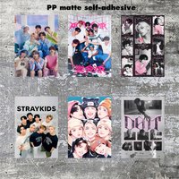 Korean groups Stray Kids Poster Frameless poster pp Matte adhesive paper for Living room hallway bedroom