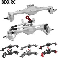 CNC Machined Aluminum Integrated Front Rear Portal Axle Anodized for 1/10 RC Crawler Car Axial SCX10 II RGT 86100 Redcat GEN8