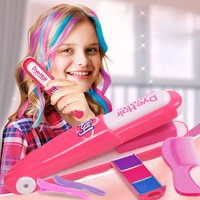 Children's Simulated Hair Dyeing Stick Set DIY Hair and Makeup Tools Girl's House Hair Accessories and Makeup Toy Gifts